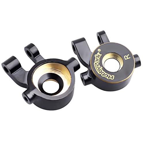 HobbyPark Steering Knuckles for TRX4M TRX4MT Brass Steering Blocks Upgrades Parts 1/18 RC Crawler Car Replacement of 9737
