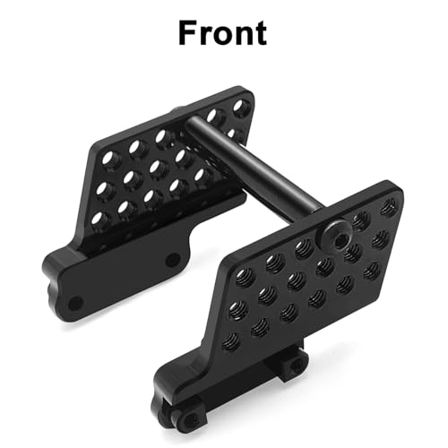 RC Aluminum Shock Mount Multiple Mounting Positions Damper Holder | For TRX4M Defender Bronco 1/18, RC Crawler, Upgrades, Black