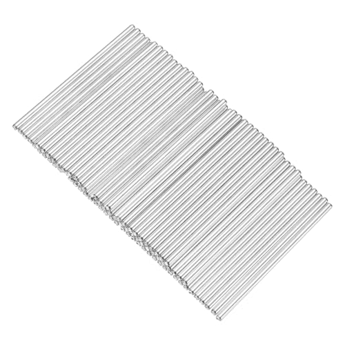 MECCANIXITY 80pcs 2mmx50mm Toys Shaft Round Rod Axles Drive Shaft for DIY RC Car Truck Boat Helicopter Model Part, Silver - size: 2mmx50mm