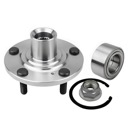 Detroit Axle - Front 2pc Wheel Bearing Hub Kit for 07-10 Ford Edge | Lincoln MKX, Wheel Bearing & Hub Driver Side CV Axle 2007 2008 2009 2010 Replacement - size: 2WX42302/Pair