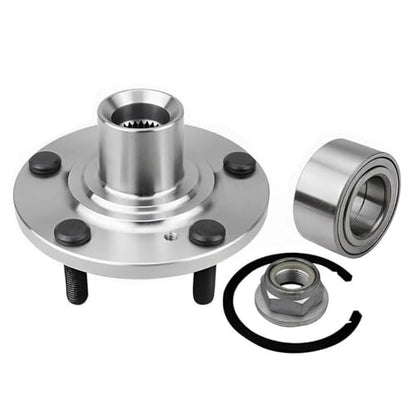 Detroit Axle - Front 2pc Wheel Bearing Hub Kit for 07-10 Ford Edge | Lincoln MKX, Wheel Bearing & Hub Driver Side CV Axle 2007 2008 2009 2010 Replacement - size: 2WX42302/Pair