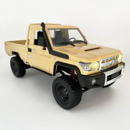 RC Truck 1/12 RC Rock Crawler 4x4 Toyota Land Cruiser All Terrain RTR | Remote Control Crawler Pickup Off Road 2.4GHz 280 Motor Proportional Throttle Steering for Adult MN-82
