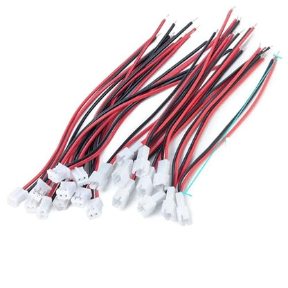 RC Models For Axial For SCX24 1/24 Connector Soft Silicone Cable Wire Male RC Micro Crawler Car Model Accessory Assemble(Size2) - size: Size2