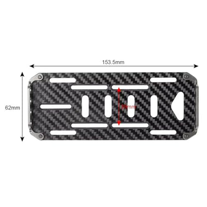 RC Car Parts for Axial for SCX10 1/10 RC Crawler Car Truck Model Upgrade Parts Battery Mounting Plate Tray with Metal Mount Decoration Car Accessories(Gray) - size: Gray