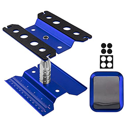 0-14mm Aluminum Alloy Expanding Hole Puncher Opener Reamer Tools with Protective Sleeve & RC Car Work Stand Repair Workstation 360 Degree Rotation Lift with Screws Tray