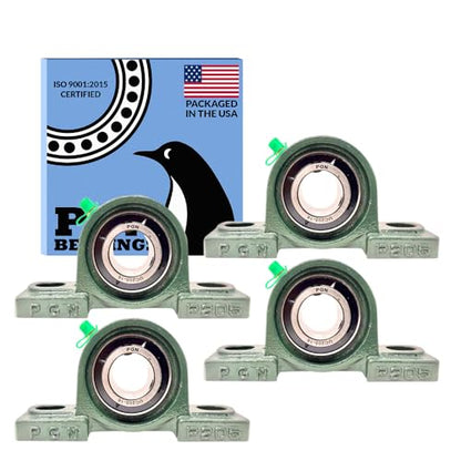 PGN UCP205-16 (4 Pack) Pillow Block Bearing - 1" Bore Self-Aligning - size: 4, style: UCP205-16