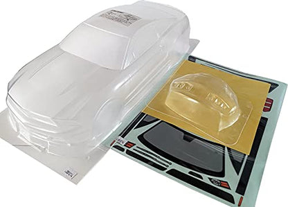 1/10 Scale RC Onroad Racing Drift Touring Car Transparent Clear Lexan Body Shell (Boss302) - style: Boss302