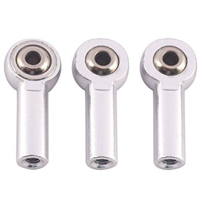 10Pack Vgoohobby Aluminum M3 Link Rod Tie Rod End Ball Head Joint Holder Compatible with Axial Redcat HSP Traxxas HPI 1/10 RC Car Truck DIY Robot Boat Airplane (26mm)