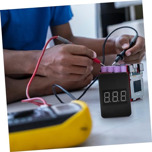 Zerodeko Battery Capacity Tester Digital Voltage Checker Lipo Batteries Low Voltage Alarm Sturdy High-Brightness Led Display for Rc Devices