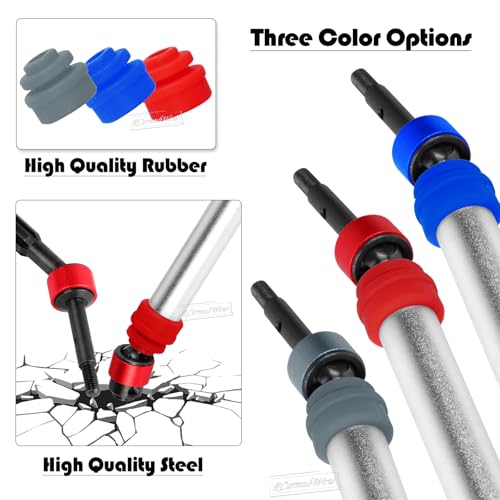 RC Driveshafts Axle Upgrades Part for 1/10 Slash 2WD(VXL),Hard Steel Front & Rear CVD Drive Shafts,2pcs,Silver &Red - color: Red(2pcs)