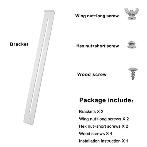 FRMSAET Drawer Repair Kit -Reinforce Drawers Furniture Hardware -1 Pack | Used to Wood /MDF /Chipboard Drawers Reinforcement and Repair , Installation length Slide Adjustable,Steel Cabinet Hardware - size: 1 Pack