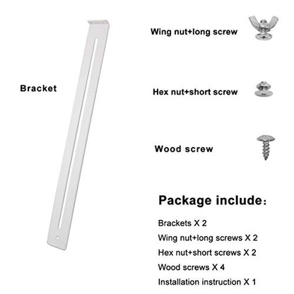 FRMSAET Drawer Repair Kit -Reinforce Drawers Furniture Hardware -1 Pack | Used to Wood /MDF /Chipboard Drawers Reinforcement and Repair , Installation length Slide Adjustable,Steel Cabinet Hardware - size: 1 Pack