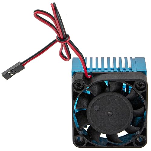 Universal 42mm Aluminum Heat Sink Heatsink with 5V Cooling Fan for 1/8 RC Car 4068 4076 4274 7282 1515 Brushless Engine Motor (Blue) - color: Blue
