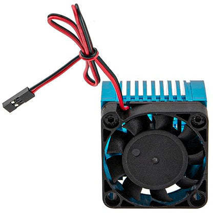 Universal 42mm Aluminum Heat Sink Heatsink with 5V Cooling Fan for 1/8 RC Car 4068 4076 4274 7282 1515 Brushless Engine Motor (Blue) - color: Blue