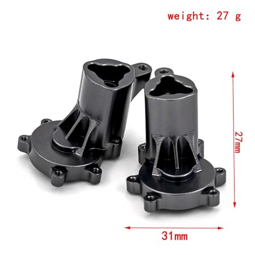 Aluminum Alloy Rear Axle Housing RC Replacement Parts for REDCAT GEN8 RC Car - color: Rear Axle Housing
