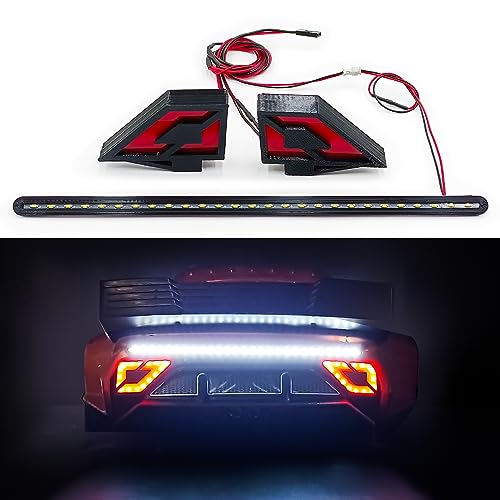 RC LED Light Kit Headlight Taillights Side Light | For 1/7 Felony 6S RC Car, Upgrades Accessories