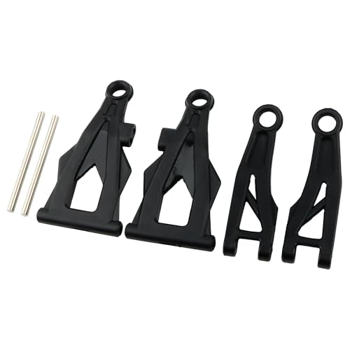 9006E RC Car Front Upper & Lower Suspension Arm Set PX9000-11 P88069 & PX9000-12 P88070 Spare Parts for 1/12 Scale 9006E and 9003E 9005E 003E 1:14 Scale Trucks Vehicle - color: Front