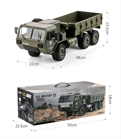 FY004 1/16 6wd Rc Car, Full Proportional Steering Throttle 2.4G High-Speed Rc Climbing Car, High Simulation Pickup Model Can Be Modified Off-Road Remote Control Truck Outdoor Adult And Children'S Toys - color: Green