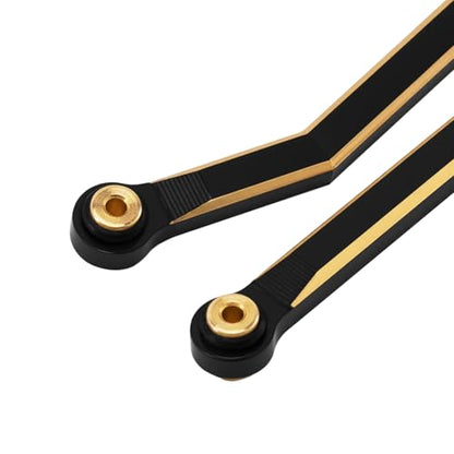 INJORA BK Brass High Clearance 4 Link Set for SCX24 C10 JLU Bronco Basecamp - color: Black Brass