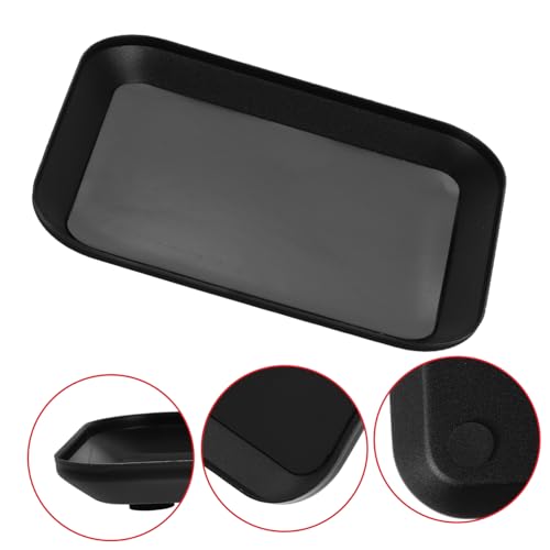 Aluminum Alloy Screw Holder Tray Small Parts Storage Plate for Rc Model Cars Garage Repairs and Crafts Magnetic Tray for Screw Organization Black
