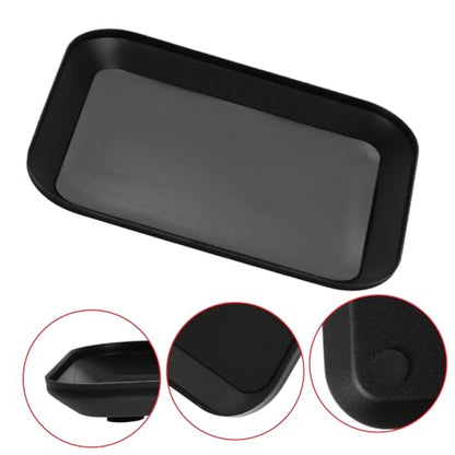 Aluminum Alloy Screw Holder Tray Small Parts Storage Plate for Rc Model Cars Garage Repairs and Crafts Magnetic Tray for Screw Organization Black