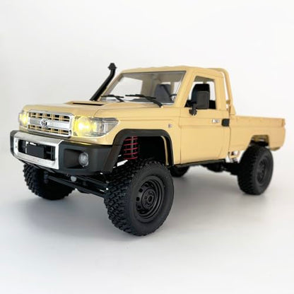 WPLDEWAN RC Rock Crawler 4x4 RC Truck MN82 Toyota LC79 Remote Control Truck | 1/12 RC Crawler Off Road Pickup 2.4G All Terrain 280 Motor Full Proportional RTR Hobby Toy Adult