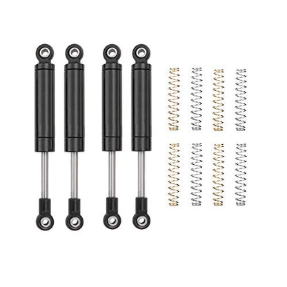 RCLIONS 80mm RC Shocks Absorber Damper Internal Spring for 1/10 Crawler Car | TRX4 SCX10 II III D90 Redcat Gen7 Gen8 Upgrade Parts - size: 80mm