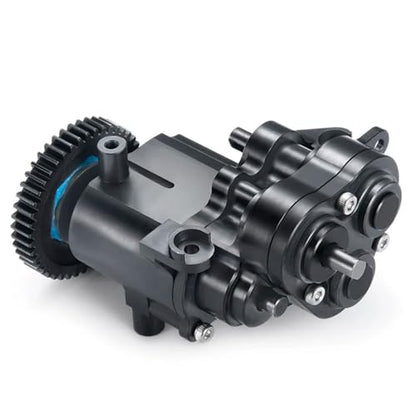 TRX4 2 Speed Transmission Case CNC Aluminum Metal Gearbox with Steel Gear for TRX-4 TRX6 1/10th RC Crawler Car Upgrade