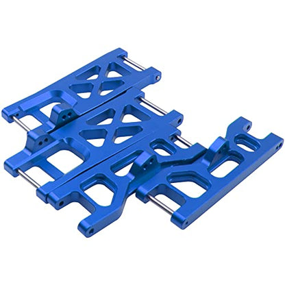 ShareGoo Aluminum Alloy Front & Rear Lower Suspension A-Arms Set Upgrades Part Compatible with Horizon ECX 1/10 2WD Ruckus Axe Brutus Circuit AMP MT/DB Crush RC Car Buggy Tuck (Dark Blue) - color: Dark Blue