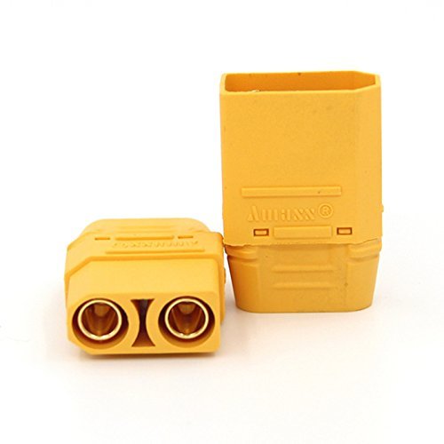 5 Pairs Amass XT90 XT-90 XT90H Male and Female Bullet Connector Plug for RC Lipo Battery Motor, ESC, and Charge Lead - style: XT90H Connector