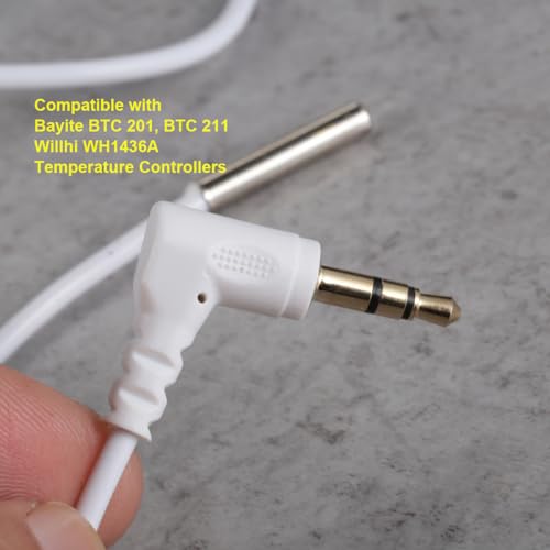 NTC 10K Temperature Probe Sensor 9.8ft Cable | with 3.5mm Audio Plug, NTC 10K/3435