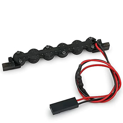 MOHERO RC Car Light Bar Kit 6 LEDs Body Shell Roof Lights for 1/18 TRX4M Bronco RC Crawler Car Upgrade Part
