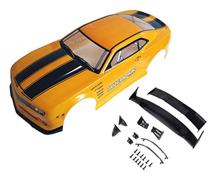 1/10 Scale RC Painted Precut Drift Racing Touring Onroad Car Body Shell Width 190mm with Wing Mirror Accessories (CMR) - style: CMR