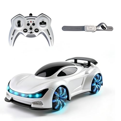 Remote Control Car, Gesture Sensing RC Stunt Car | Drift RC Cars with Light Spray & Sound, 2.4GHz Hobby RC Cars Toy for Kids, Dual Control,Birthday Gifts for Boys Girls