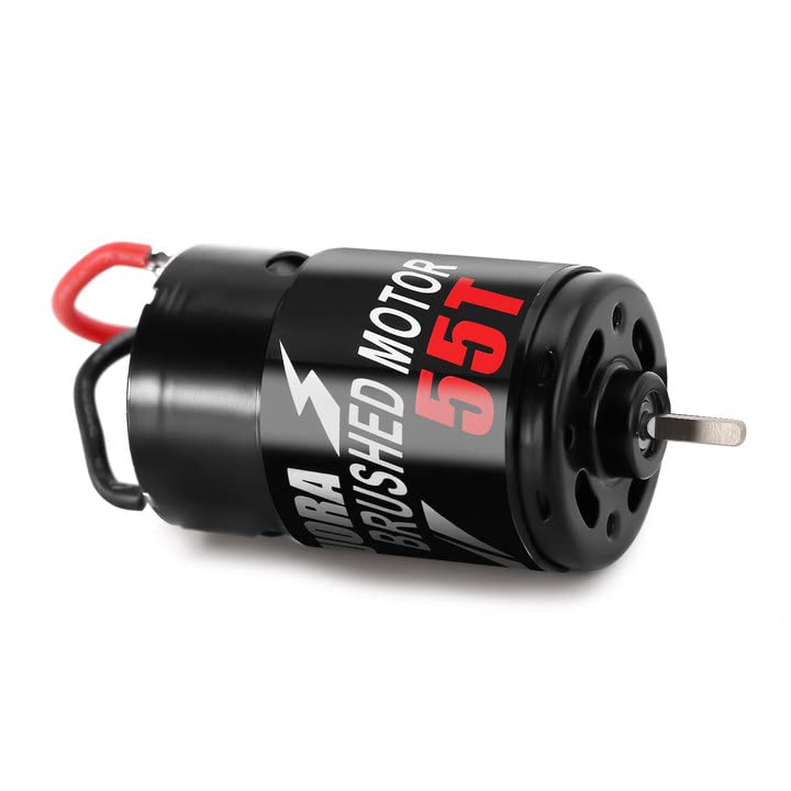 INJORA 550 3-Slot Waterproof Brushed Motor for 1/10 RC Car（55T） - size: 55T