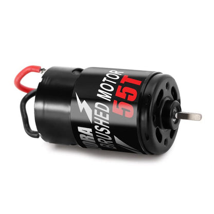 INJORA 550 3-Slot Waterproof Brushed Motor for 1/10 RC Car（55T） - size: 55T