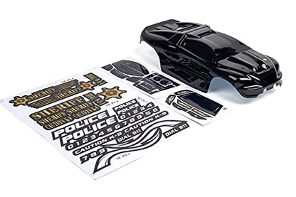 SummitLink Custom Body Police Style Compatible for e-Revo Mini 1/16 Scale RC Car or Truck (Truck not Included) ERMN-PB-01