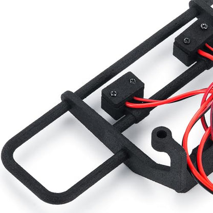 Front Bumper with LED Lights Body Protection forTRX4M K10 | 1/18 Scale RC Crawler Car Upgrades