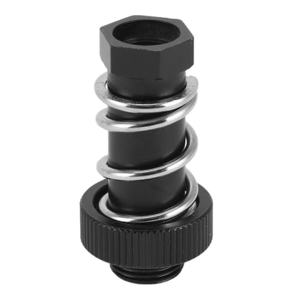 Aluminum Servo Saver Tube with Clamping Nut for Arrma 1/8 Kraton 6s Senton Talion Typhon 1/7 Infraction Mojave Upgrade Parts(Black) - color: Black