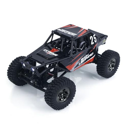US in Stock,1/24 4x4 UDI RC UCX2405PRO RC Rock Crawler Model Brushless Motor ESC Radio Controlled Off-Road Vehicles RTR Car Battery Hobby Grade Model for Birthday Gift(Black) - color: Black