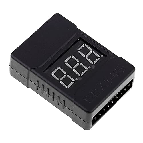 Replacement Part For RC Drone Voltage Checker Alarm LED Display For 1-8 Cells Lipo LiFe Battery