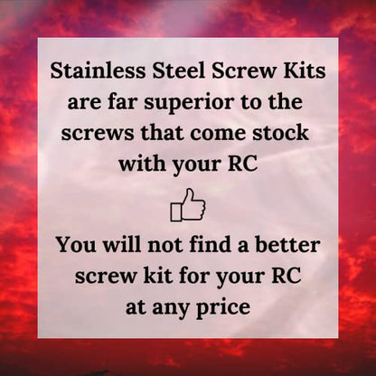 RCScrewZ Tekno RC Short Course Truck SCT 410.3 Stainless Steel Screw Kit, Complete Replacement Set for RC Car Rusted and Stripped Screws, Quality Upgrade, Assembled in USA. tek008 for Tekno RC TKR5507