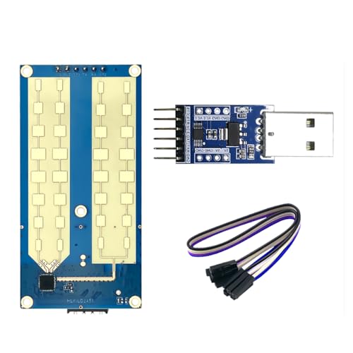 JMT LD2451 24G Vehicle Status Monitoring Sensor Module Vehicle Ranging and Speed Measurement Millimeter Wave Ra·DAR Adapter (Module Test Kit) - color: Module Test Kit