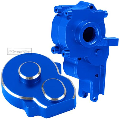 RC Gearbox Case & Screws Upgrades Part for 1/24 Micro-B,1/28 Micro-T,Aluminium Alloy Transmission Case w/Screws of Whole Vehicle,Navy Blue