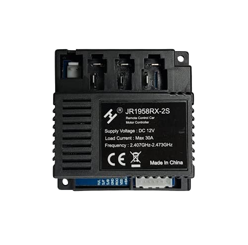 JR1958RX-2S Control Box Receiver Match 2.4G Bluetooth Remote Control, Mainboard Motherboad Accessories Kids Powered Wheel Circuit Board Children Electric Ride On Car Replacement Parts
