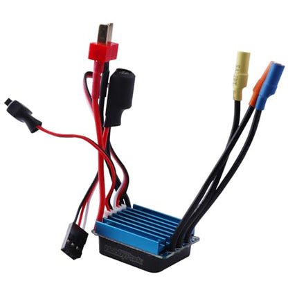 HobbyPark Brushless ESC 25A Electric Speed Controller fit 2S Lipo Battery for 1/16 1/18 Scale RC Cars Trucks Off Road Buggy Rally