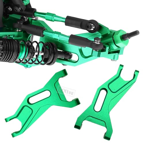 Upgrades Part for 1/10 Slash 2WD VXL,Aluminium Suspension Arm,Shocks Tower,Steering Blocks,Caster Block,Rear Stub Axle Carriers,Steering Bellcranks Hops Up,Green - color: Green - (Upgrades)