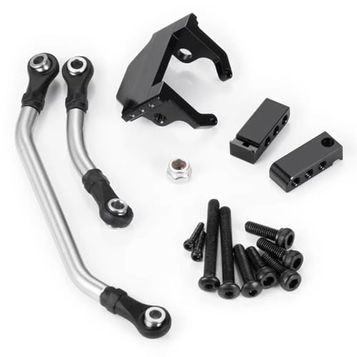 Rc Accessories for TRX-4M 1/18 Aluminum Axle Servo Mount & Stainless Steel Steering Linkage W/Plastic Ball Head RC Crawler Car Parts