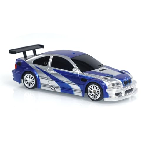 TOUCAN RC HOBBY RC 1/43 Scale Ready to Go Race Car Remote Control Drift Car 4WD Mini Lights Without a Gyro for Ages 14+ - color: 4302