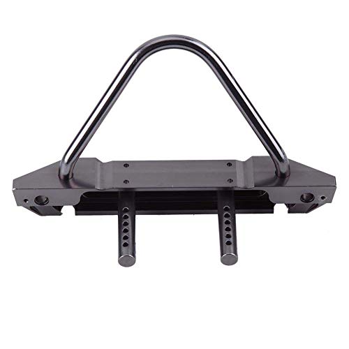RC Car Front Bumper, Aluminium Alloy Front Bumper for Axial SCX10 1/10 Remote Control Crawler Car Accessory Parts
